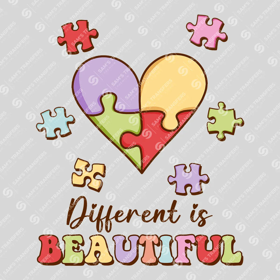 Different Is Beautiful Ready-to-Press DTF Transfer | SAT10249