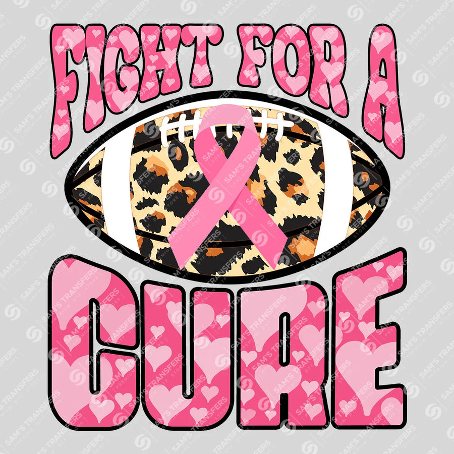Fight For A Cure Football Ready-to-Press DTF Transfer | SAT10357