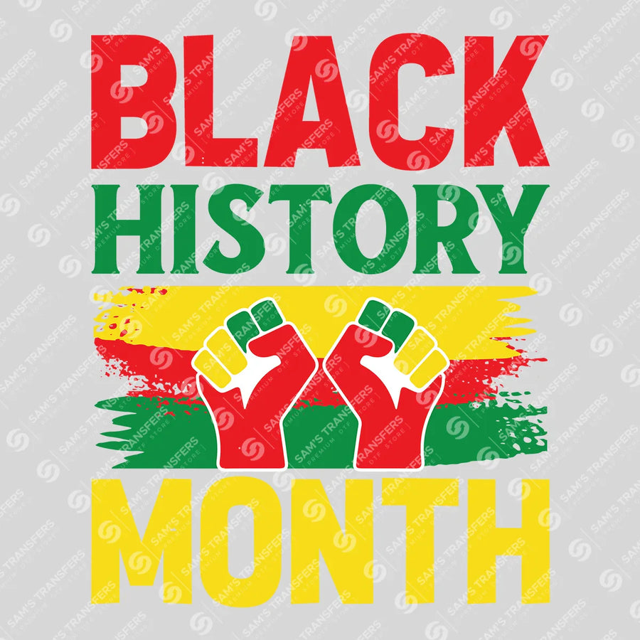 Black History Month Ready-to-Press DTF Transfer | SAT10683