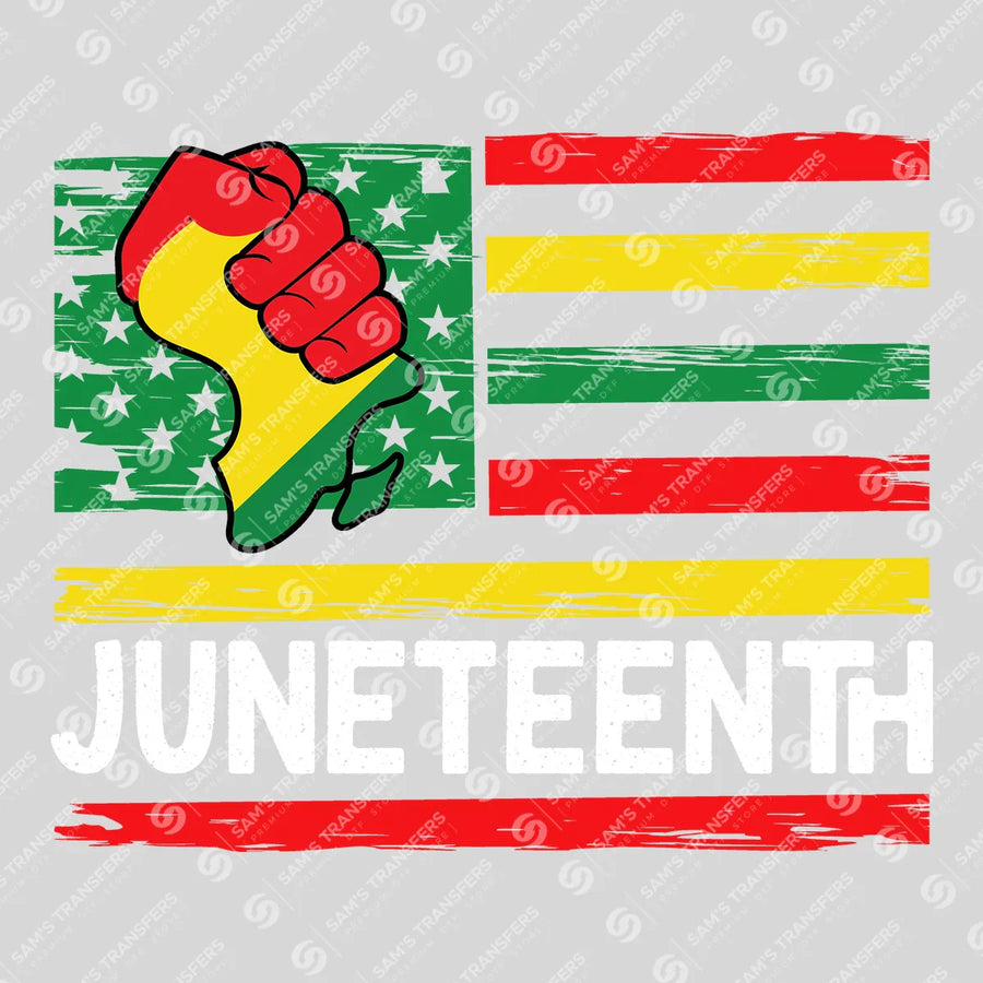 Juneteenth Flag Ready-to-Press DTF Transfer | SAT10751