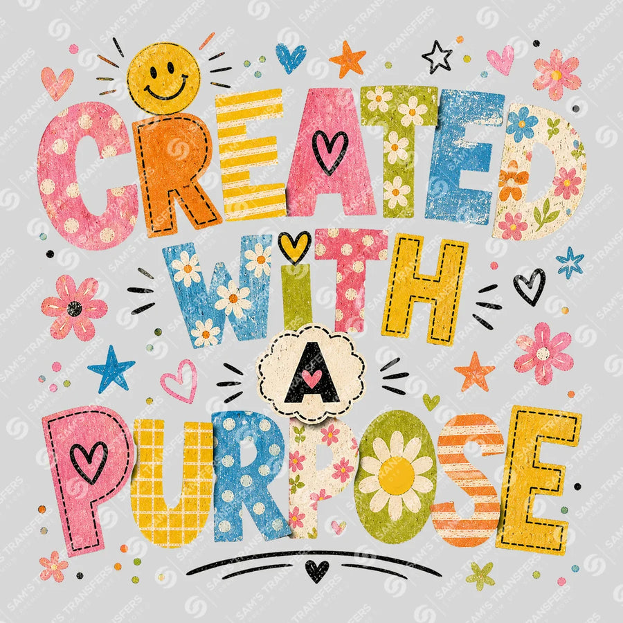 Created With A Purpose Ready-to-Press DTF Transfer | SAT10903
