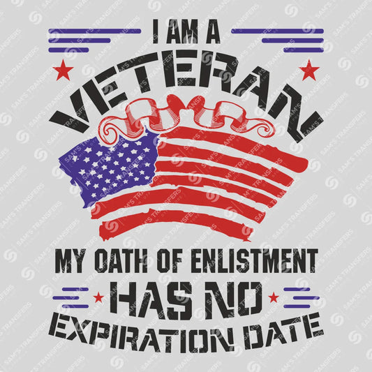 Apparel featuring a My Oath Has No Expiration Date-themed DTF transfer.