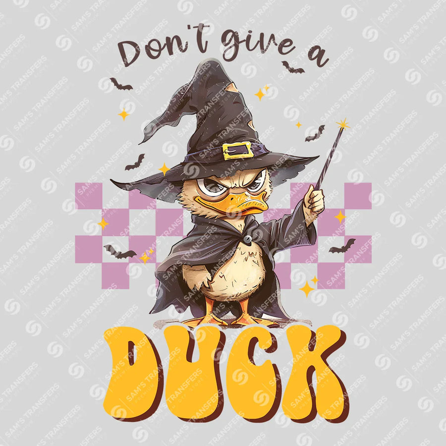 Don't Give A Duck Ready-to-Press DTF Transfer | SAT11124