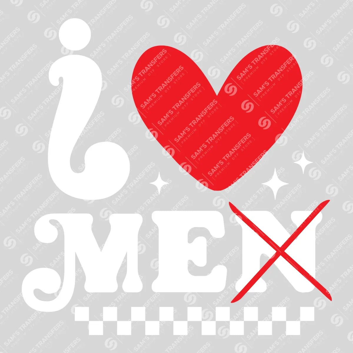 Apparel featuring a I Love Me-themed DTF transfer.
