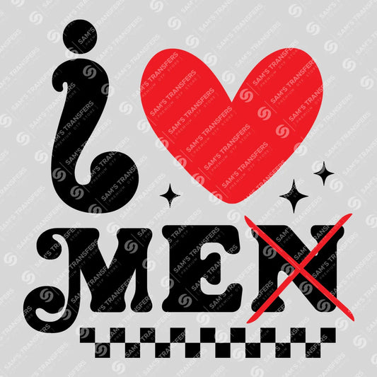 Apparel featuring a I Love Me-themed DTF transfer.