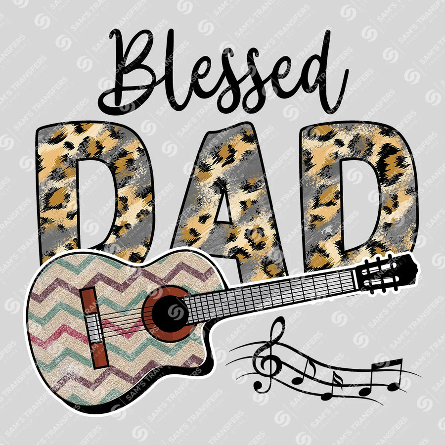 Blessed Dad Ready-to-Press DTF Transfer | SAT11442