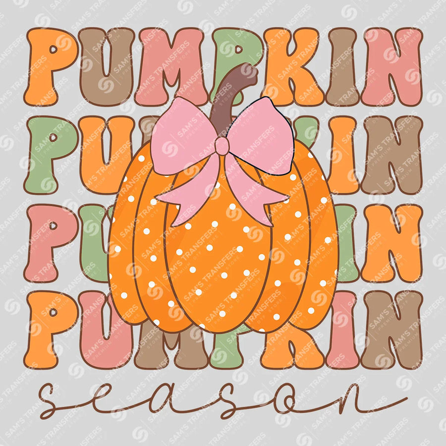 Pumpkin Season Ready-to-Press DTF Transfer | SAT11502