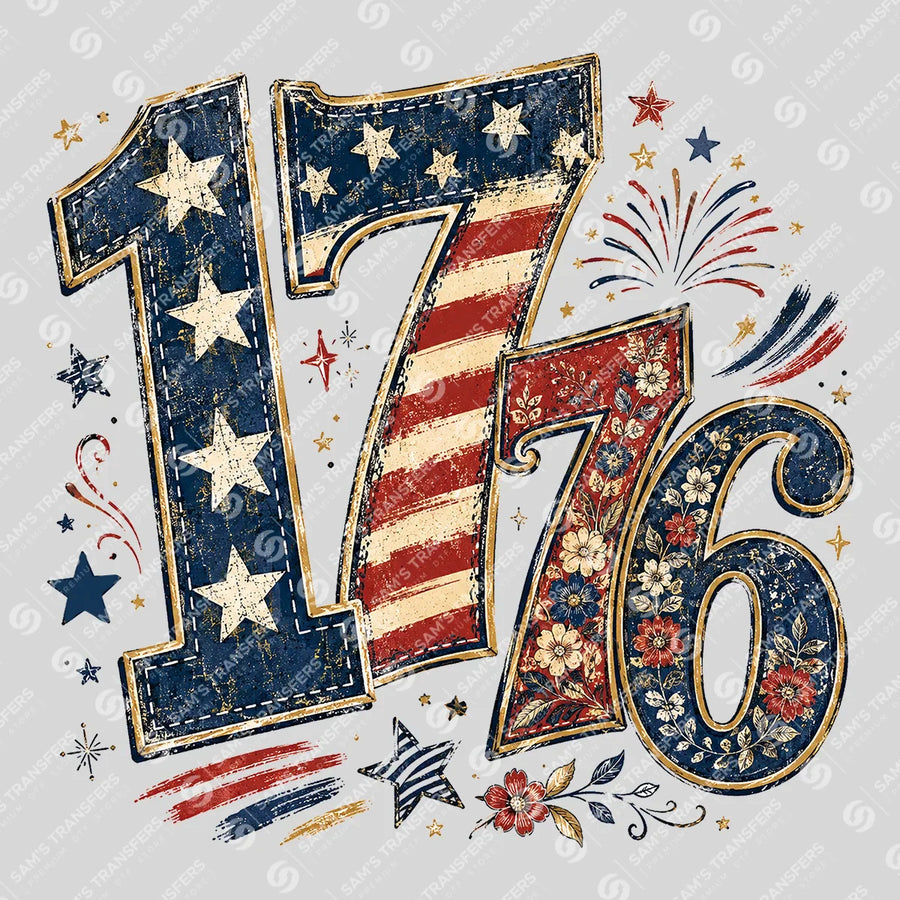 1776 Ready-to-Press DTF Transfer | SAT11515