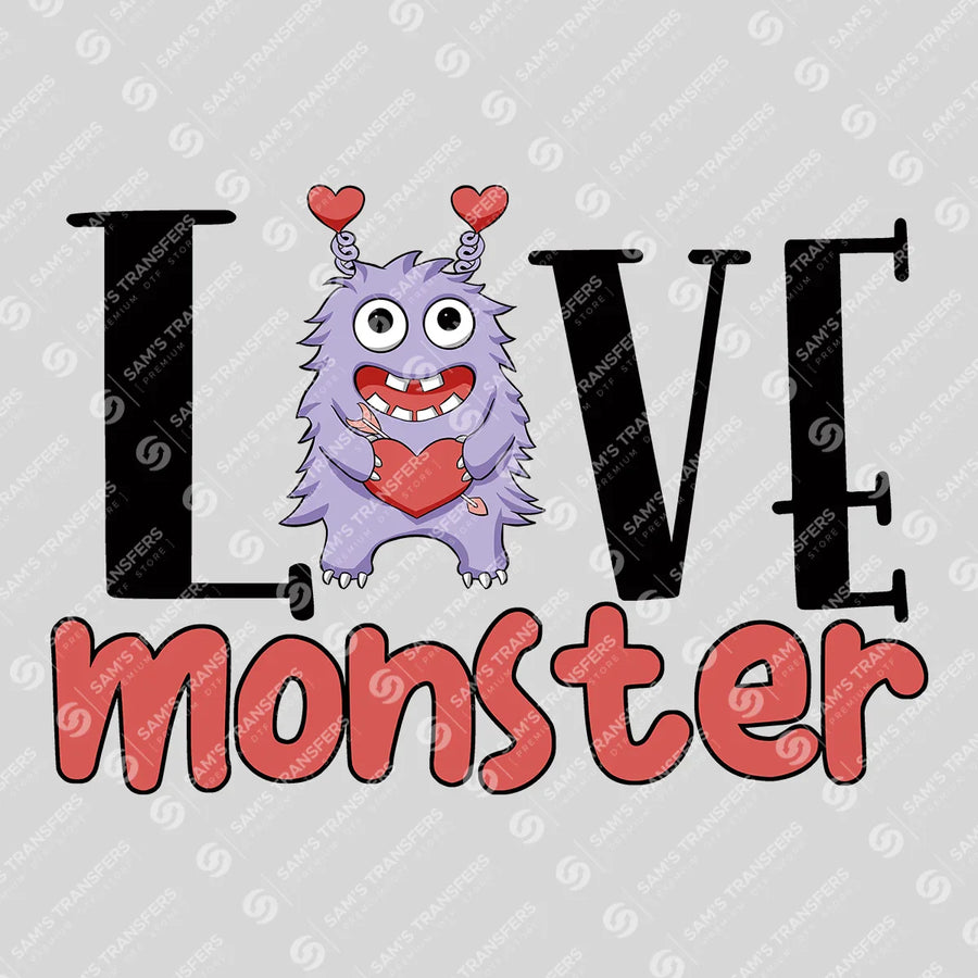 Love Monster Ready-to-Press DTF Transfer | SAT11544