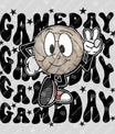 Cartoon Volleyball Game Day DTF Transfer Design