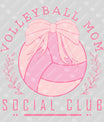 Volleyball Mom Social Club DTF Transfer