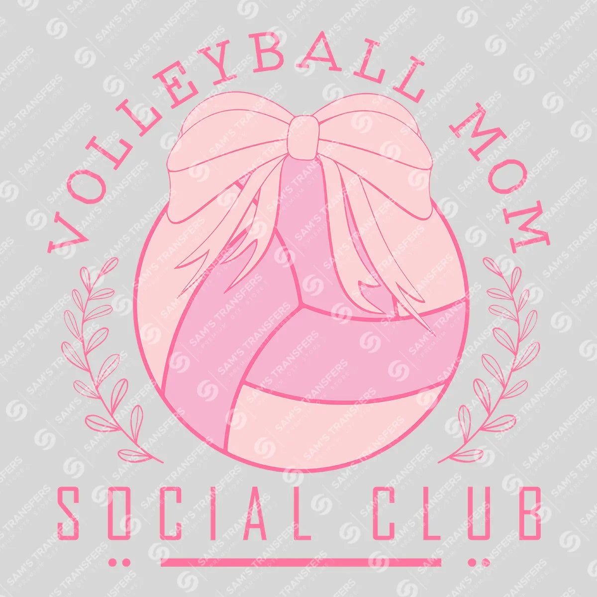 Volleyball Mom Social Club DTF Transfer