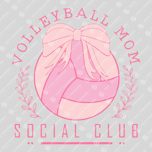 Volleyball Mom Social Club DTF Transfer
