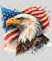 American Bald Eagle Patriotic Ready-to-Press DTF Transfer