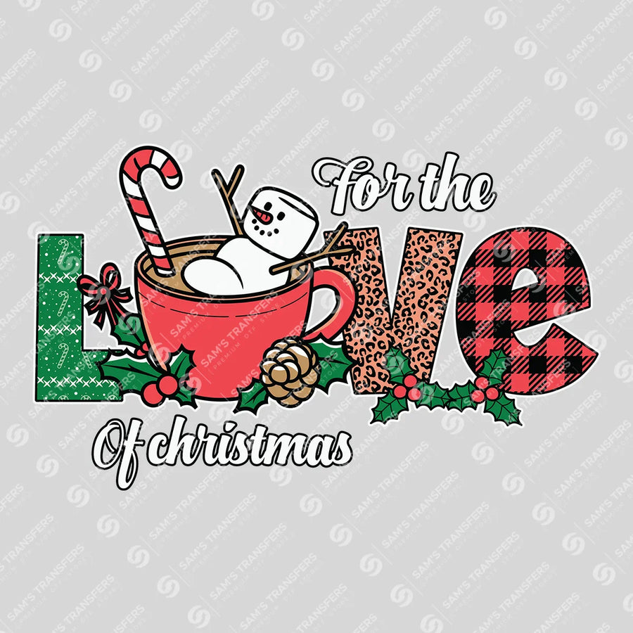 For the Love of Christmas – Festive Hot Cocoa Snowman Sweatshirt
