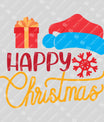 Happy Christmas – Santa Hat & Gift Holiday Sweatshirt