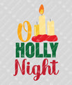 O Holy Night – Candle Design Christmas Sweatshirt