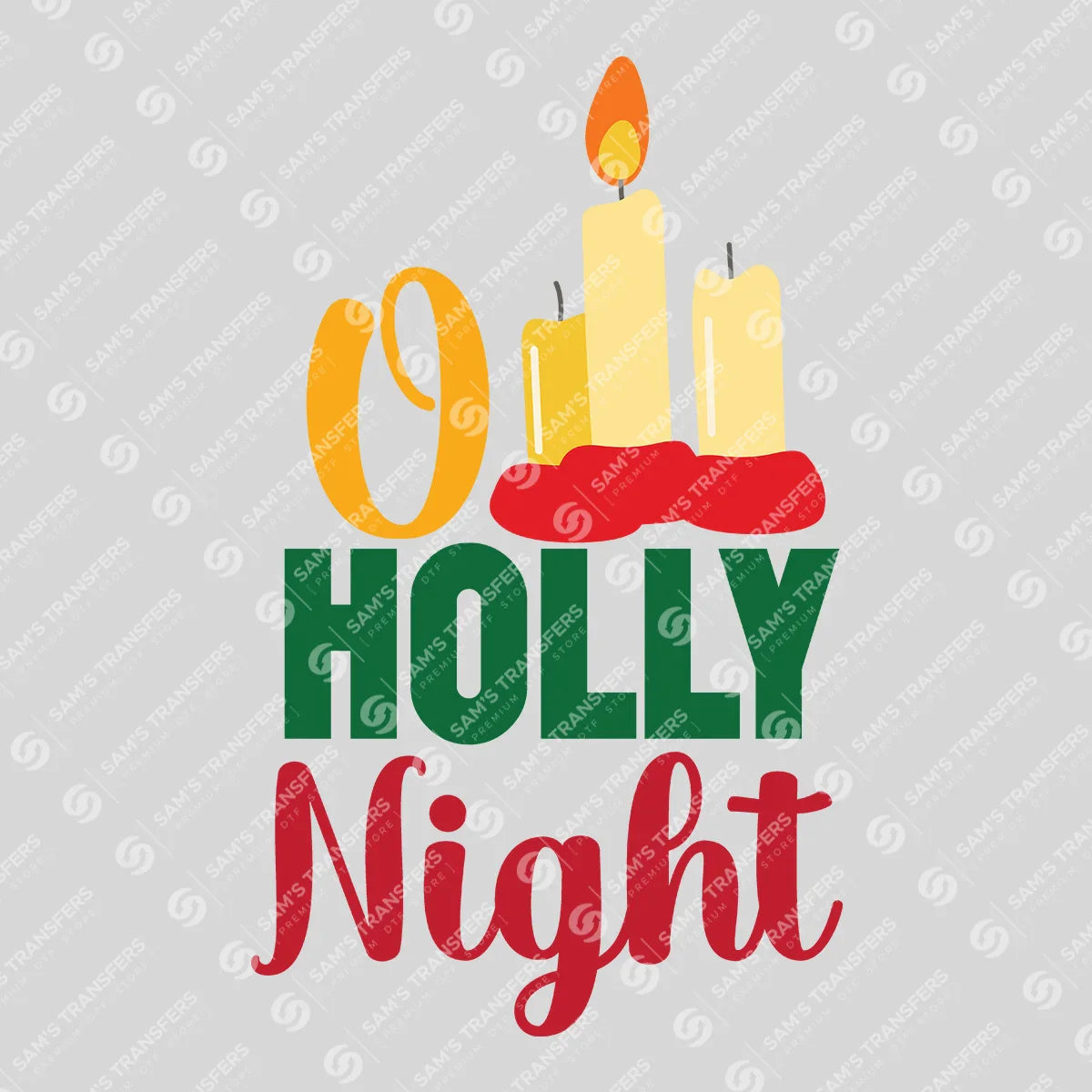 O Holy Night – Candle Design Christmas Sweatshirt