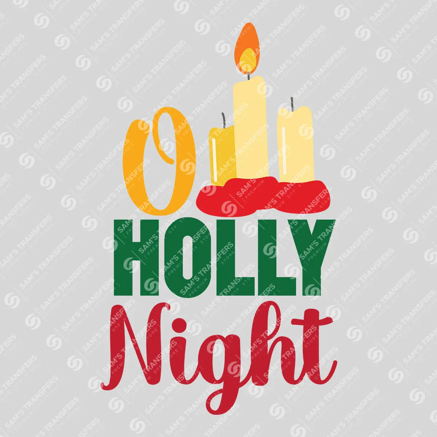 O Holy Night – Candle Design Christmas Sweatshirt