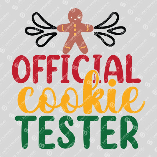Official Cookie Tester – Gingerbread Christmas Sweatshirt