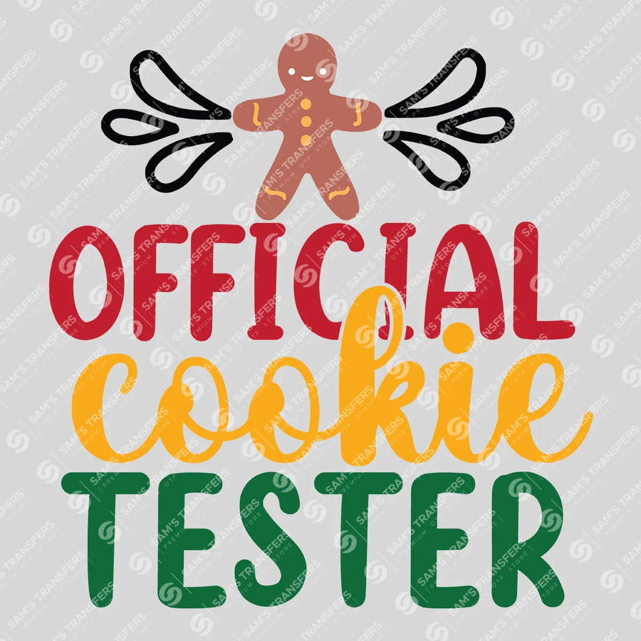 Official Cookie Tester – Gingerbread Christmas Sweatshirt