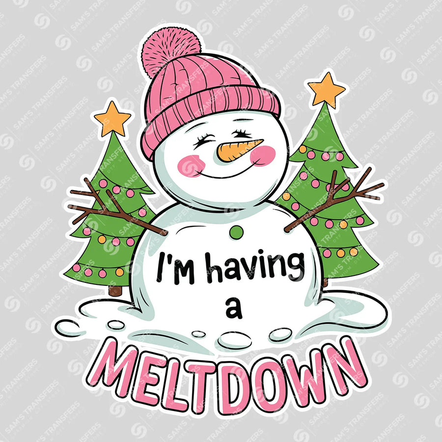 I’m Having a Meltdown – Funny Snowman Christmas Sweatshirt