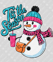 ’Tis the Season – Cute Snowman Christmas DTF Transfer