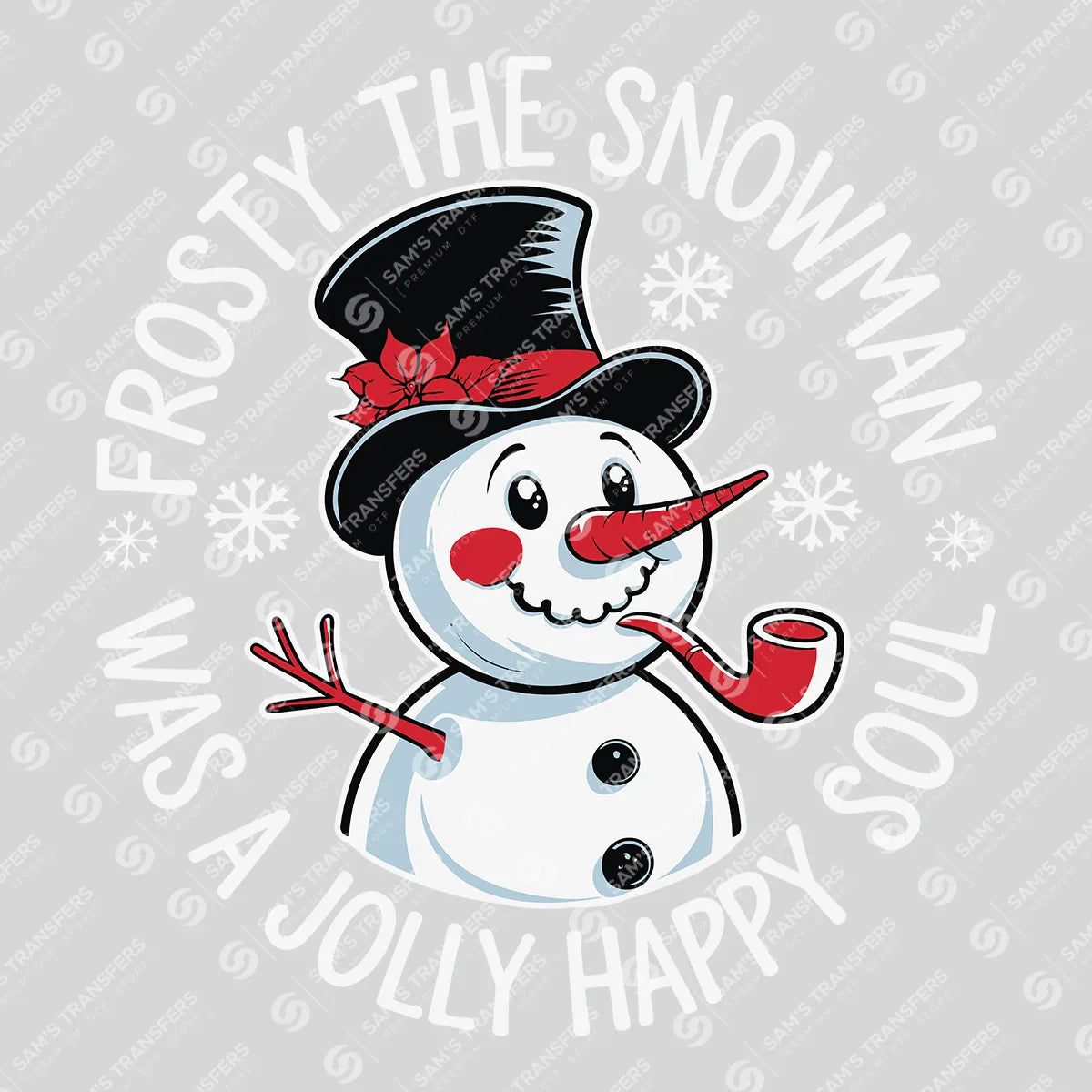 Frosty the Snowman – Jolly Happy Soul Christmas DTF Transfer