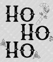 Ho Ho Ho – Gothic Christmas DTF Transfer