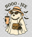 Boojee Ghost DTF Transfer – Stylish Halloween Fashion Design