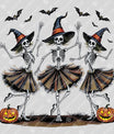 Dancing Skeleton Witches – Halloween DTF Transfer