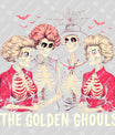 The Golden Ghouls – Funny Retro Skeleton Halloween DTF Transfer