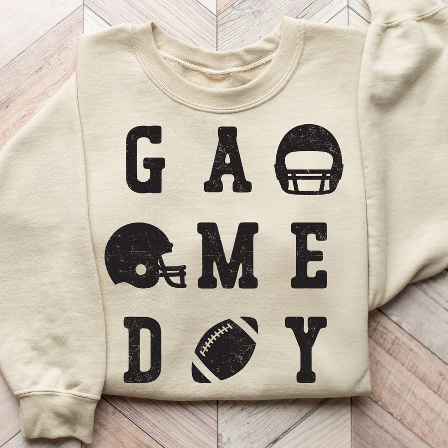 Game Day Football Ready-to-Press DTF Transfer