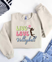 Live Love Volleyball DTF Transfer Design - Sam's DTF Transfers