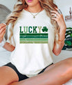 Vintage Lucky Stripes St. Patrick’s Day Ready-to-Press DTF Transfer - Sam's DTF Transfers