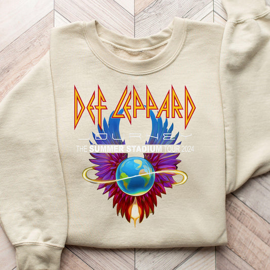 Def Leppard Summer Stadium Tour 2024 Ready-to-Press DTF Transfer - Sam's DTF Transfers