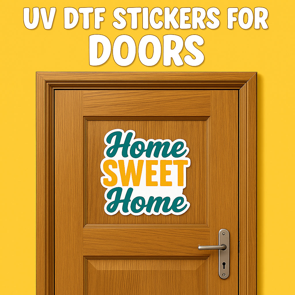 UV DTF Stickers For door surface
