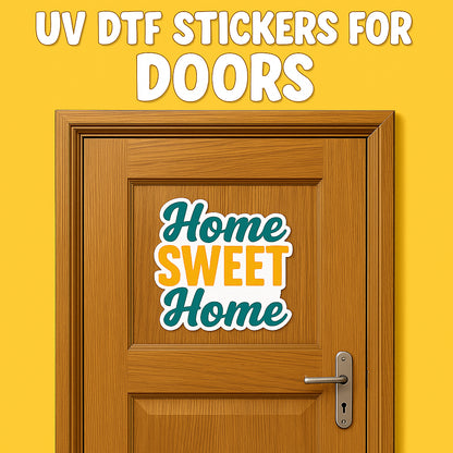 UV DTF Stickers For door surface