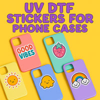 UV DTF Sticker Transfers by Size