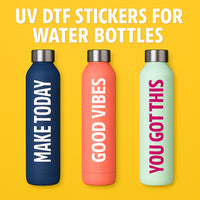 UV DTF Sticker Transfers by Size