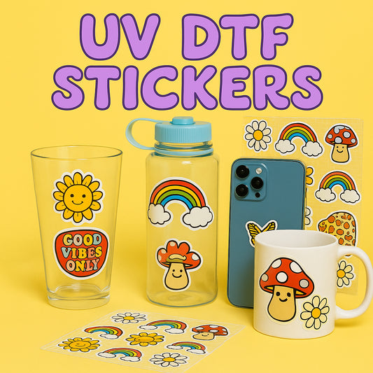 UV DTF Sticker Gang Sheet Transfer By Size