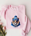 Detroit Lion DTF Transfer - Ready to Press - Sam's DTF Transfers