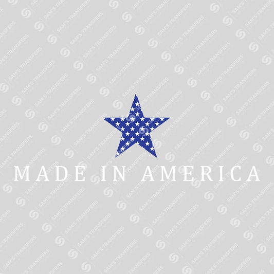Made in America - 4th of July Ready-to-Press DTF Transfer