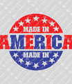 Made in America - 4th of July Ready-to-Press DTF Transfer