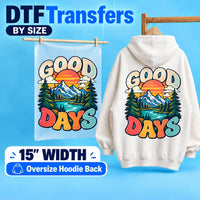 15 inch DTF transfers by size for oversized hoodie and sweatshirt back designs