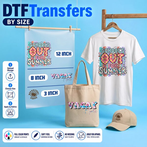 DTF Transfers By Size